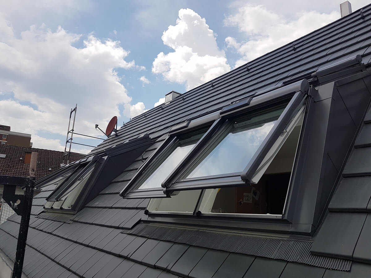 Dachfenster auf einem Dach